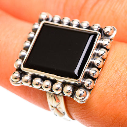 Black Onyx Rings handcrafted by Ana Silver Co - RING109554