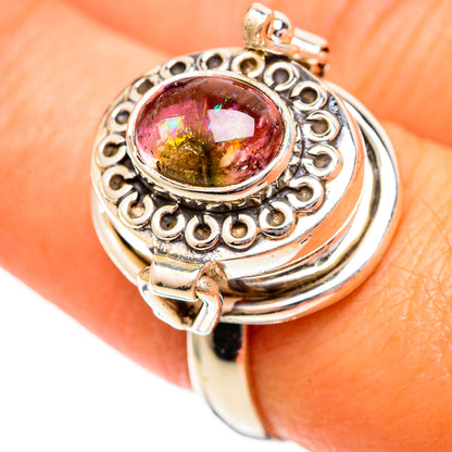 Watermelon Tourmaline Rings handcrafted by Ana Silver Co - RING109562