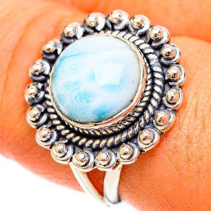 Larimar Rings handcrafted by Ana Silver Co - RING109564