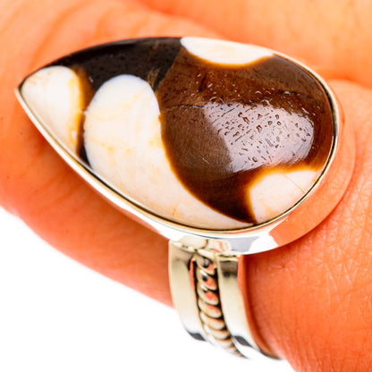 Peanut Wood Jasper Rings handcrafted by Ana Silver Co - RING109573