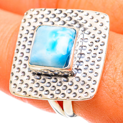 Larimar Rings handcrafted by Ana Silver Co - RING109593