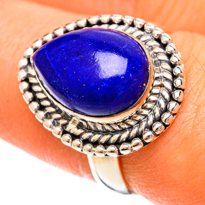 Lapis Lazuli Rings handcrafted by Ana Silver Co - RING109594