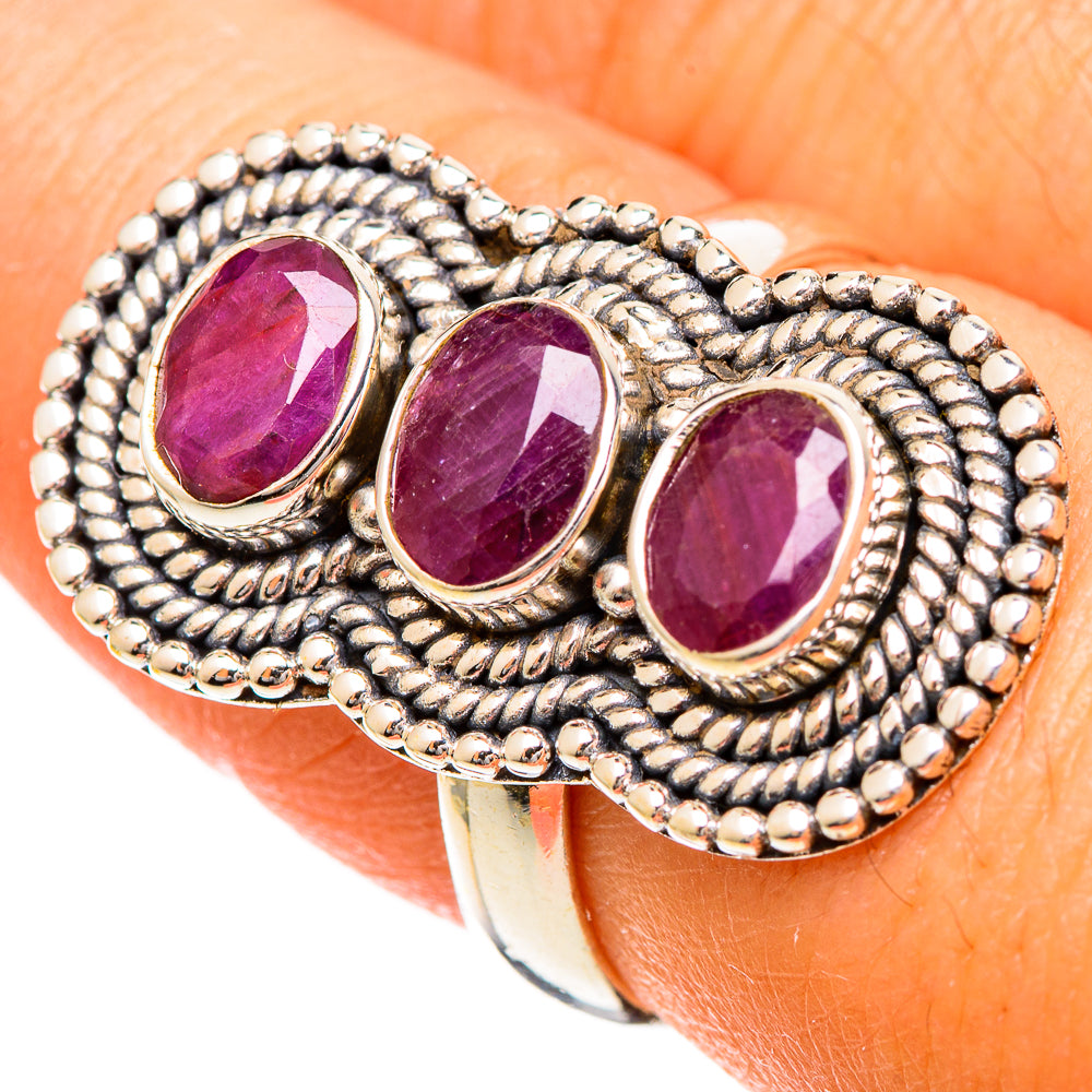 Ruby Rings handcrafted by Ana Silver Co - RING109604