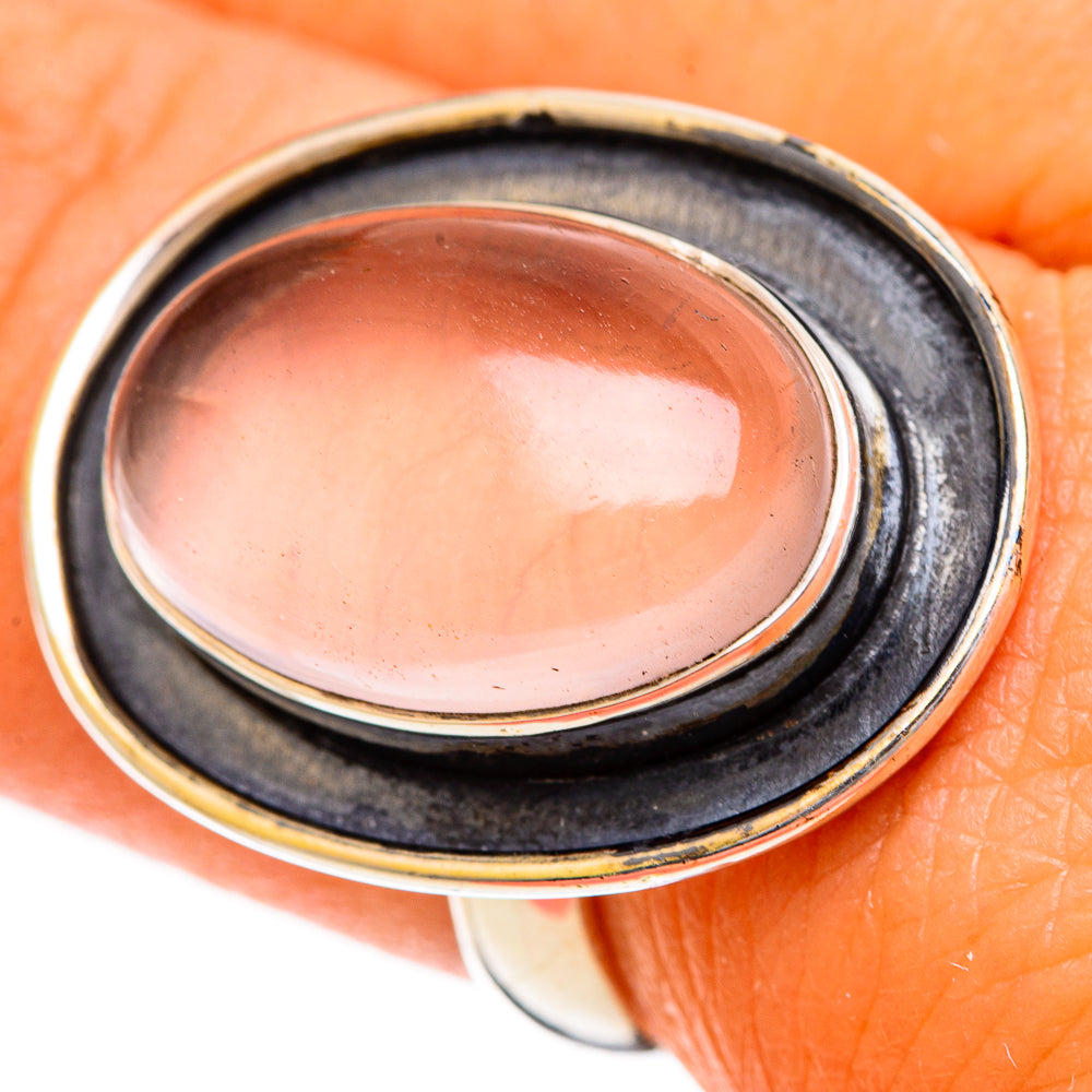 Rose Quartz Rings handcrafted by Ana Silver Co - RING109605