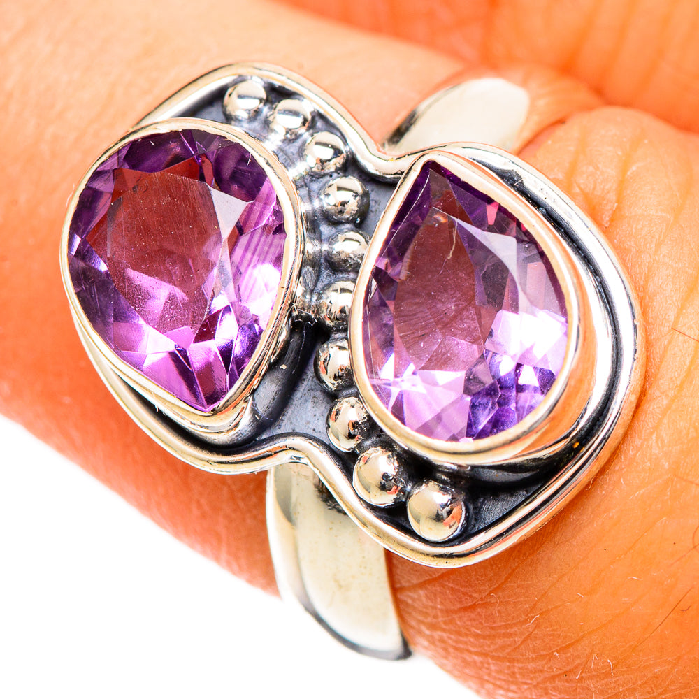 Amethyst Rings handcrafted by Ana Silver Co - RING109608