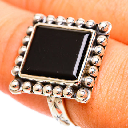 Black Onyx Rings handcrafted by Ana Silver Co - RING109610
