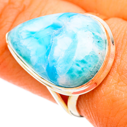 Larimar Rings handcrafted by Ana Silver Co - RING109624