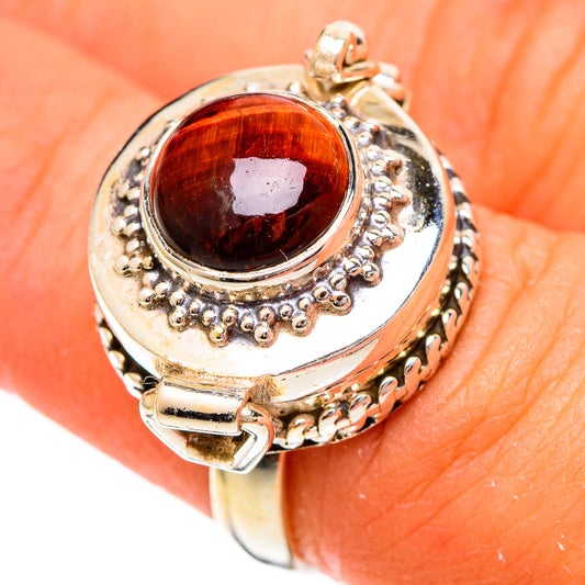 Red Tiger Eye Rings handcrafted by Ana Silver Co - RING109631