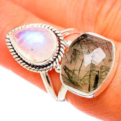Tourmalinated Quartz Rings handcrafted by Ana Silver Co - RING109636