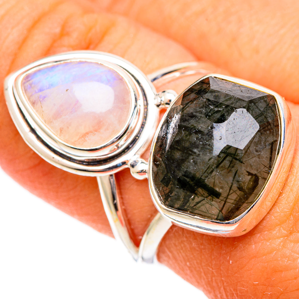 Tourmalinated Quartz Rings handcrafted by Ana Silver Co - RING109637