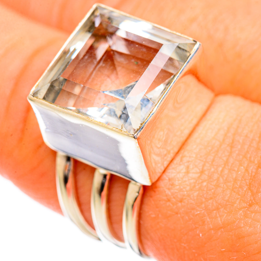 White Quartz Rings handcrafted by Ana Silver Co - RING109640