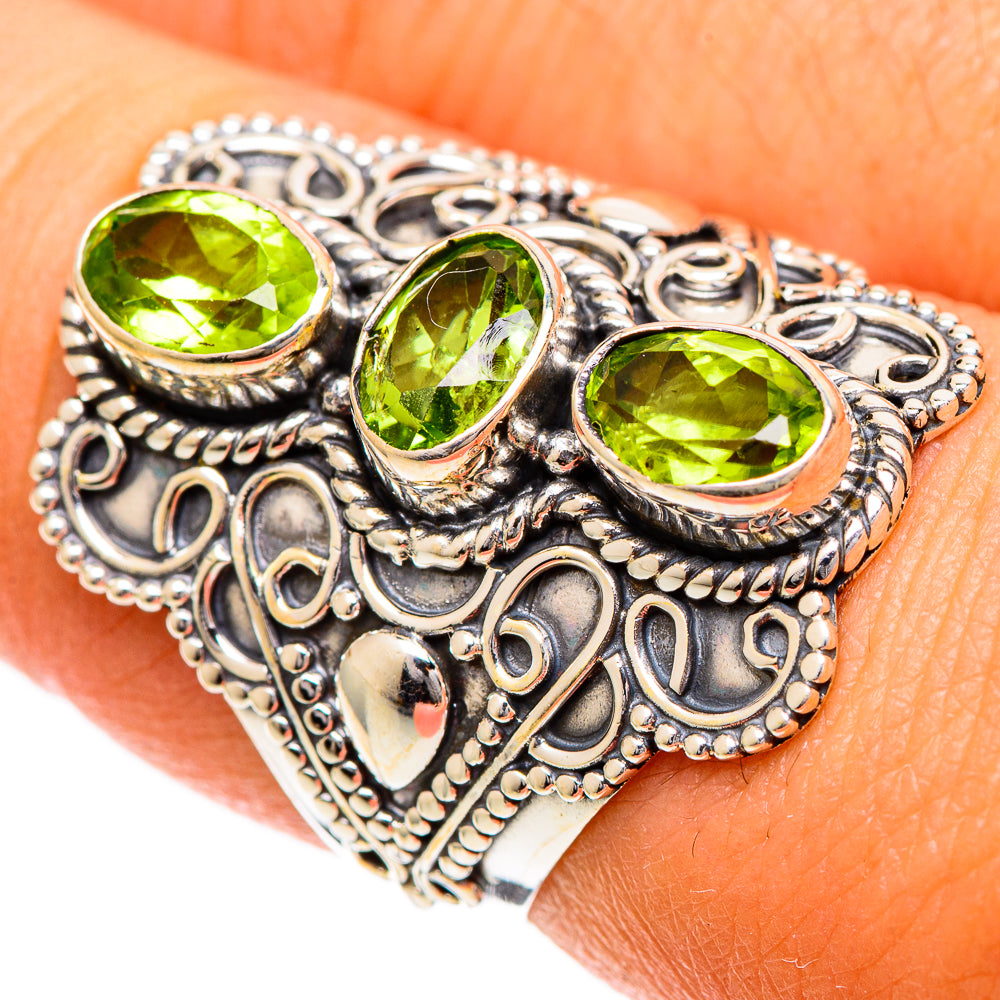 Peridot Rings handcrafted by Ana Silver Co - RING109656