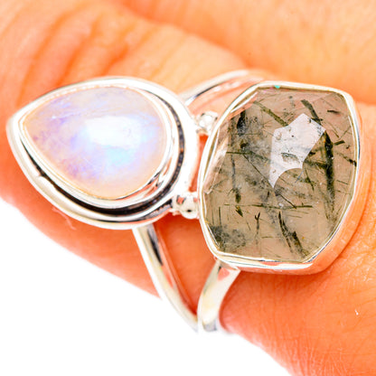 Tourmalinated Quartz Rings handcrafted by Ana Silver Co - RING109664