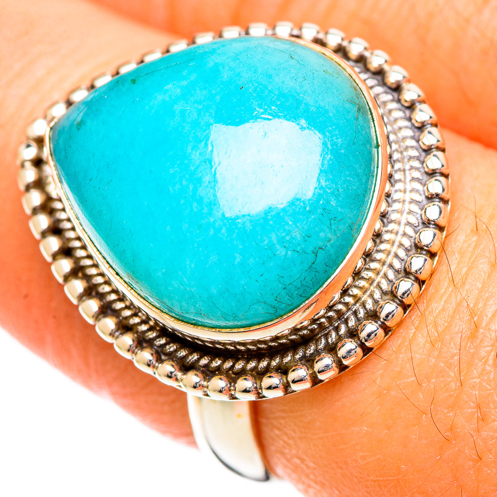 Amazonite Rings handcrafted by Ana Silver Co - RING109678