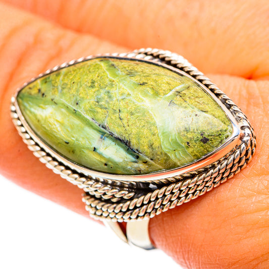 Rainforest Jasper Rings handcrafted by Ana Silver Co - RING109686