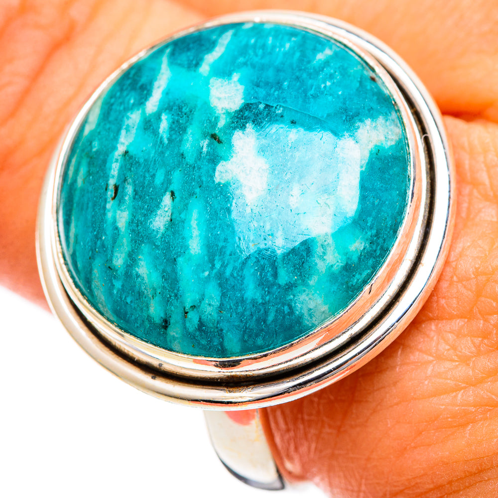 Amazonite Rings handcrafted by Ana Silver Co - RING109688