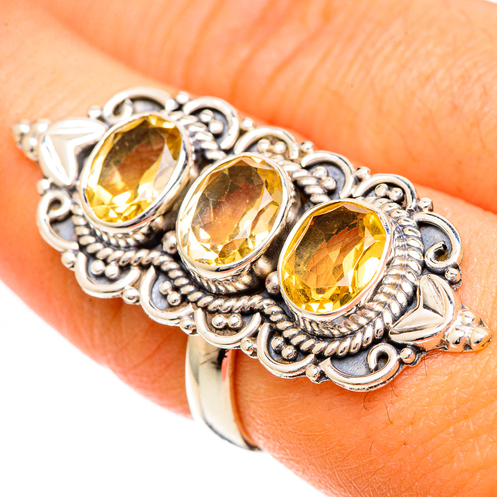 Citrine Rings handcrafted by Ana Silver Co - RING109694