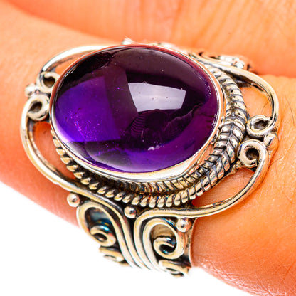 Amethyst Rings handcrafted by Ana Silver Co - RING109700