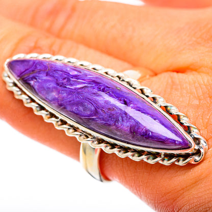 Charoite Rings handcrafted by Ana Silver Co - RING109702