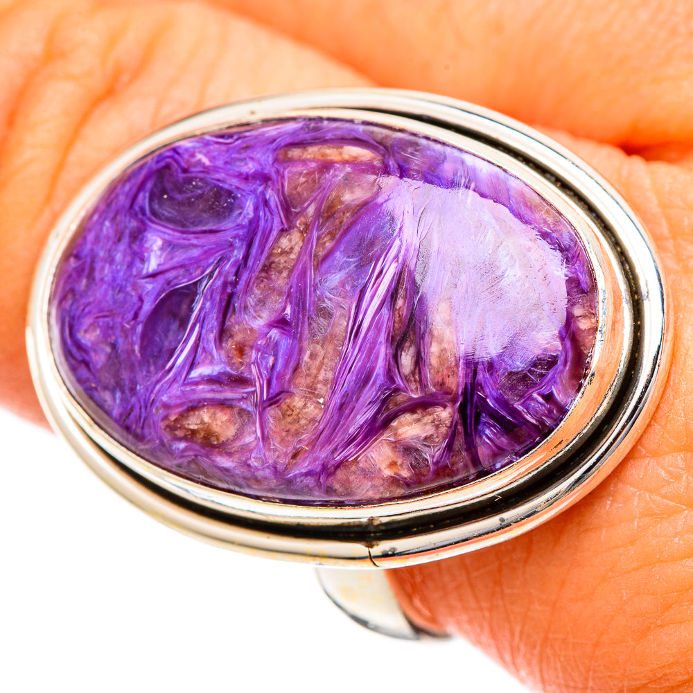Charoite Rings handcrafted by Ana Silver Co - RING109706