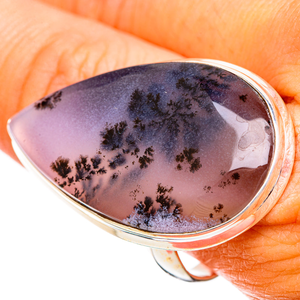 Dendritic Opal Rings handcrafted by Ana Silver Co - RING109709