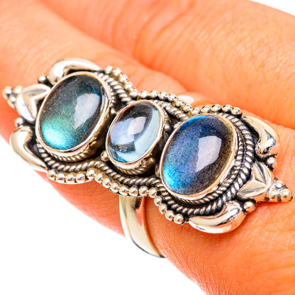 Labradorite Rings handcrafted by Ana Silver Co - RING109717