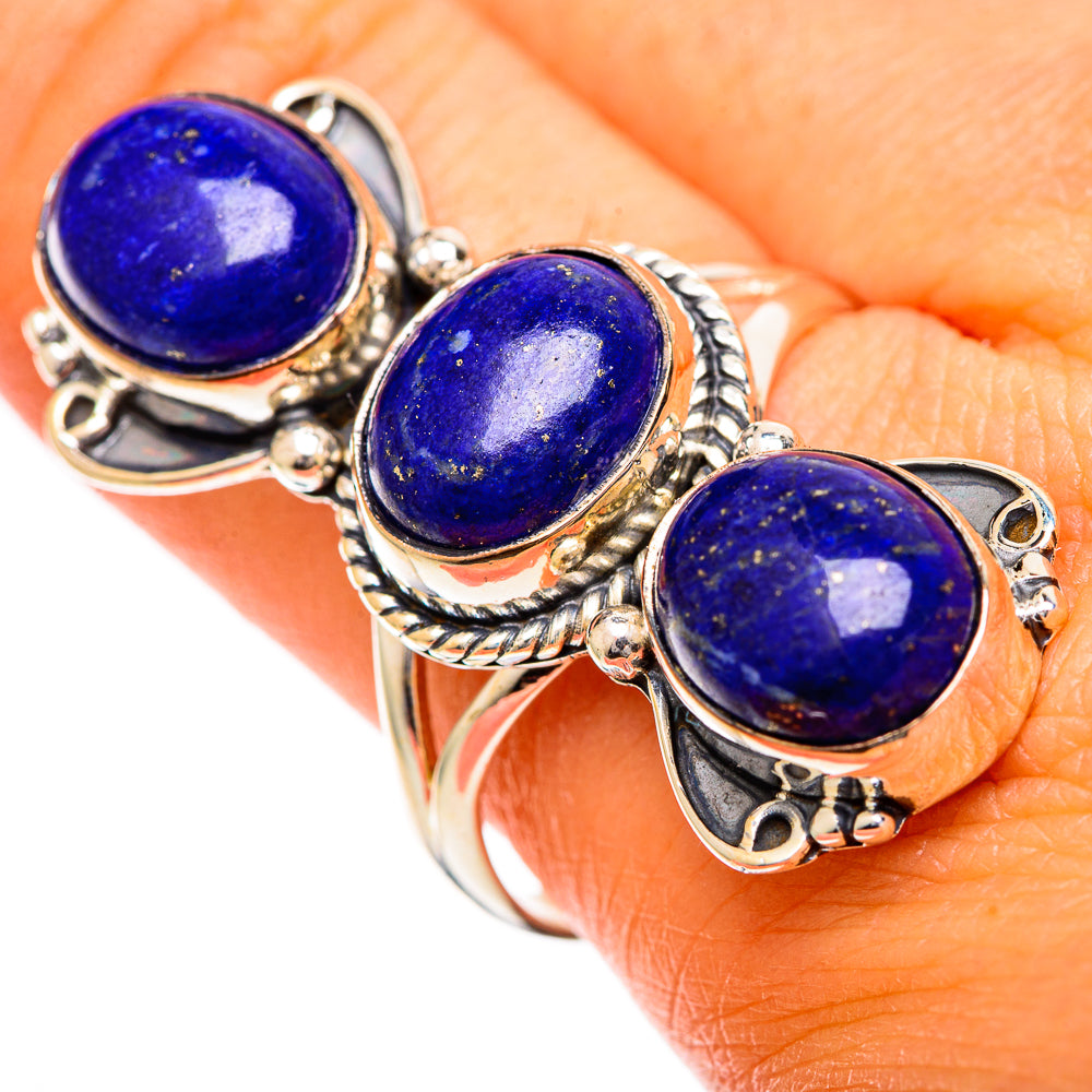 Lapis Lazuli Rings handcrafted by Ana Silver Co - RING109718