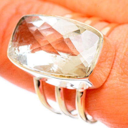 White Quartz Rings handcrafted by Ana Silver Co - RING109727