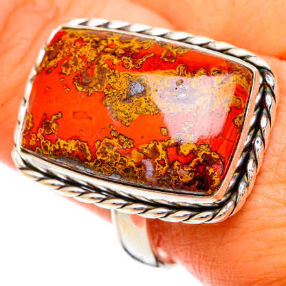 Moroccan Agate Rings handcrafted by Ana Silver Co - RING109732