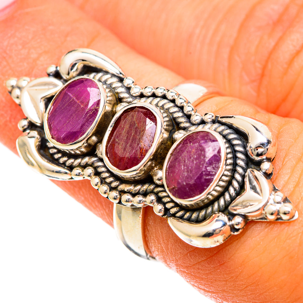 Ruby Rings handcrafted by Ana Silver Co - RING109736