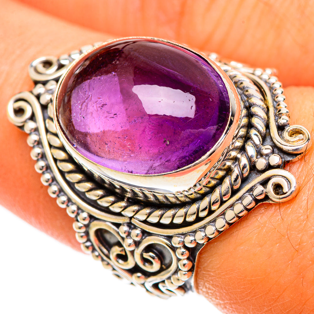 Amethyst Rings handcrafted by Ana Silver Co - RING109739