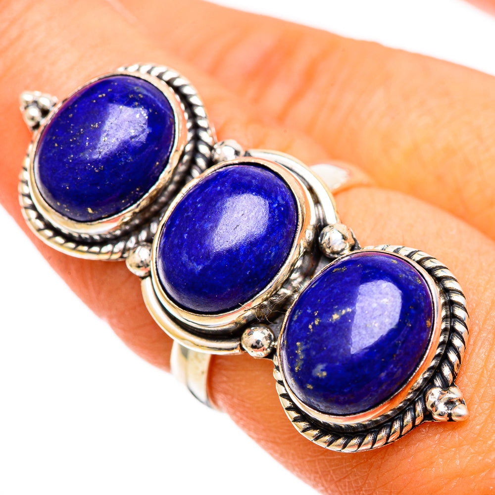 Lapis Lazuli Rings handcrafted by Ana Silver Co - RING109755