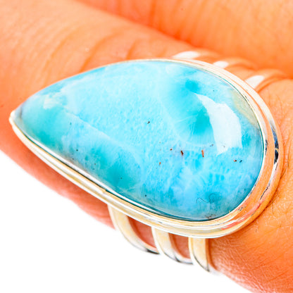 Larimar Rings handcrafted by Ana Silver Co - RING109758