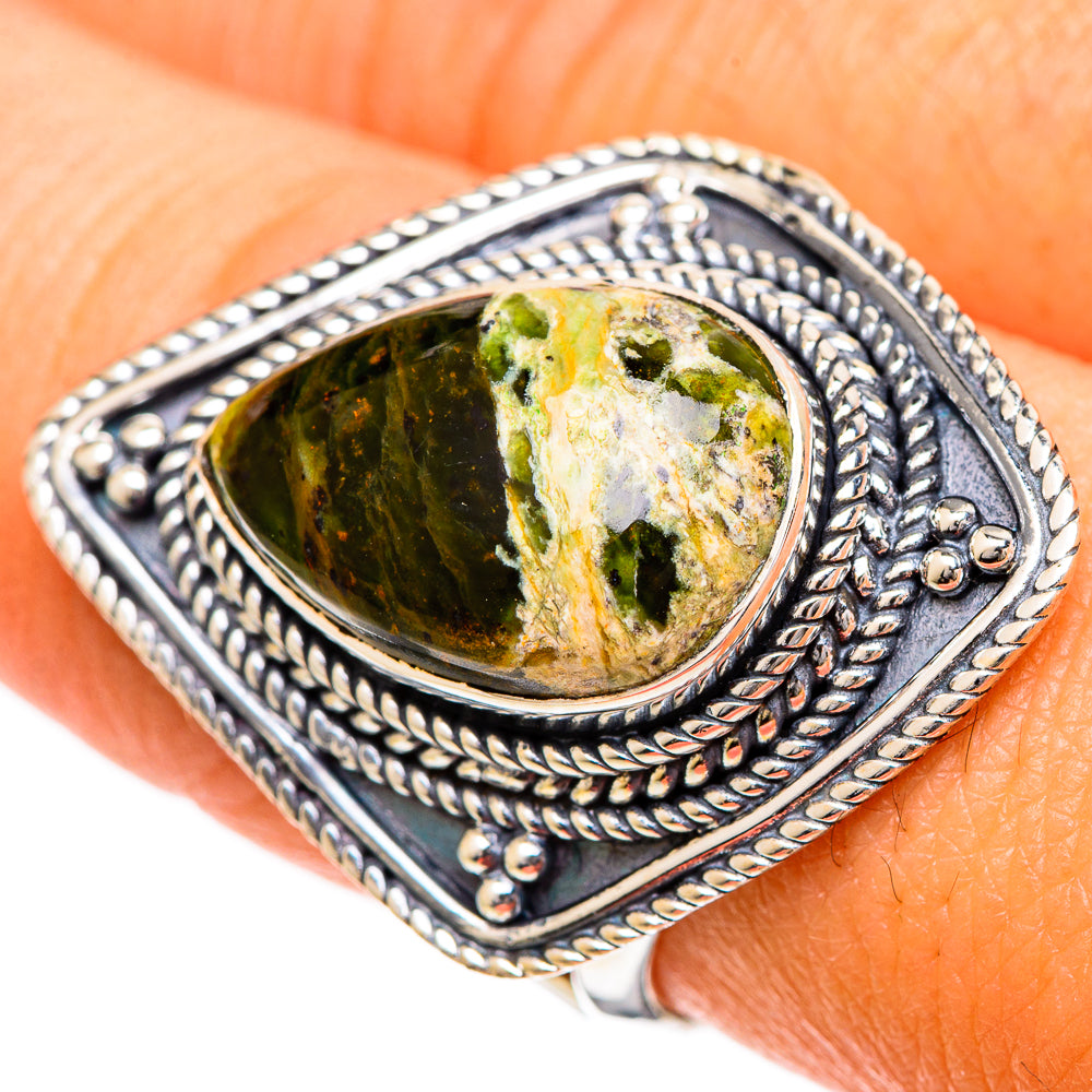Rainforest Opal Rings handcrafted by Ana Silver Co - RING109763