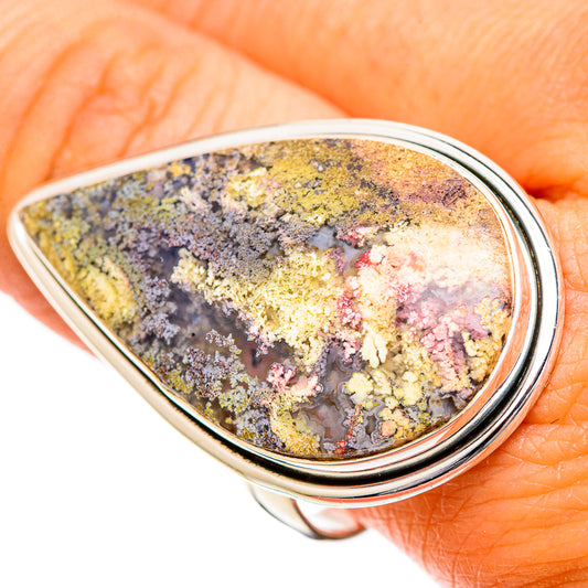 Plume Agate Rings handcrafted by Ana Silver Co - RING109768