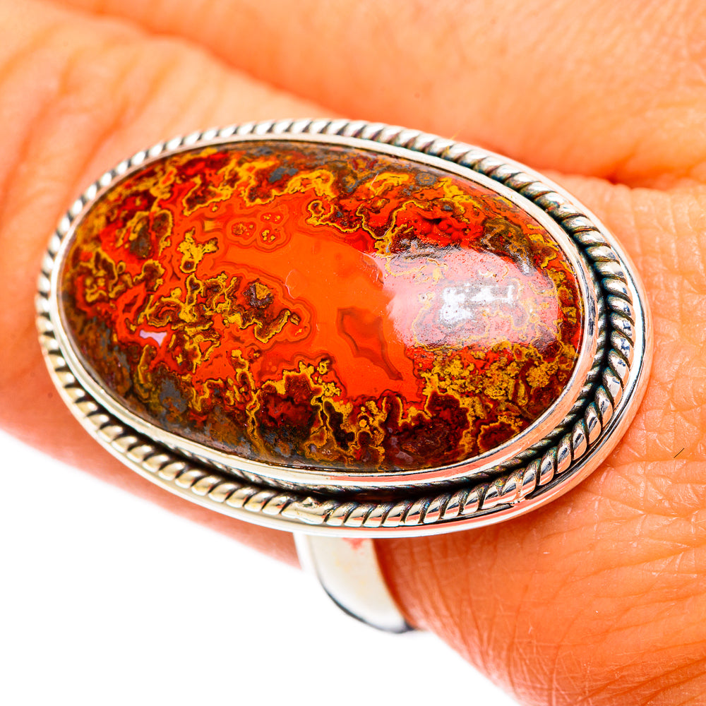 Moroccan Agate Rings handcrafted by Ana Silver Co - RING109769