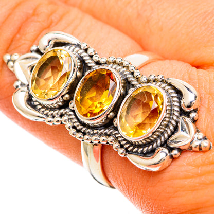 Citrine Rings handcrafted by Ana Silver Co - RING109772
