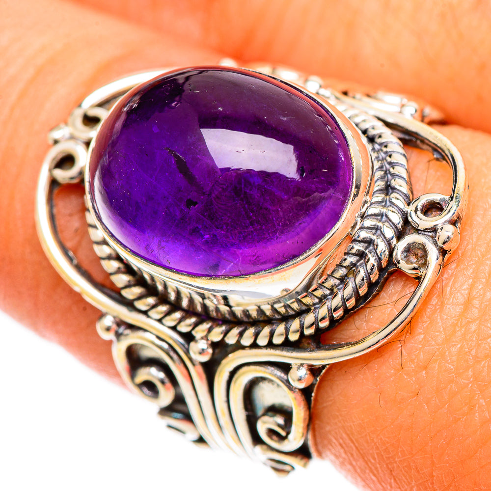 Amethyst Rings handcrafted by Ana Silver Co - RING109781