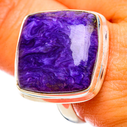 Charoite Rings handcrafted by Ana Silver Co - RING109784