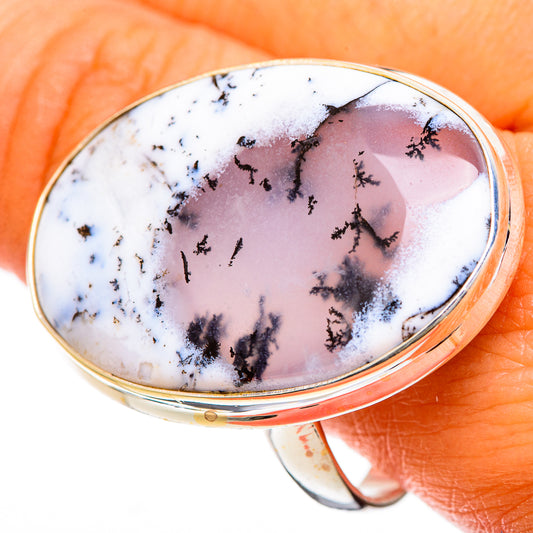 Dendritic Opal Rings handcrafted by Ana Silver Co - RING109789