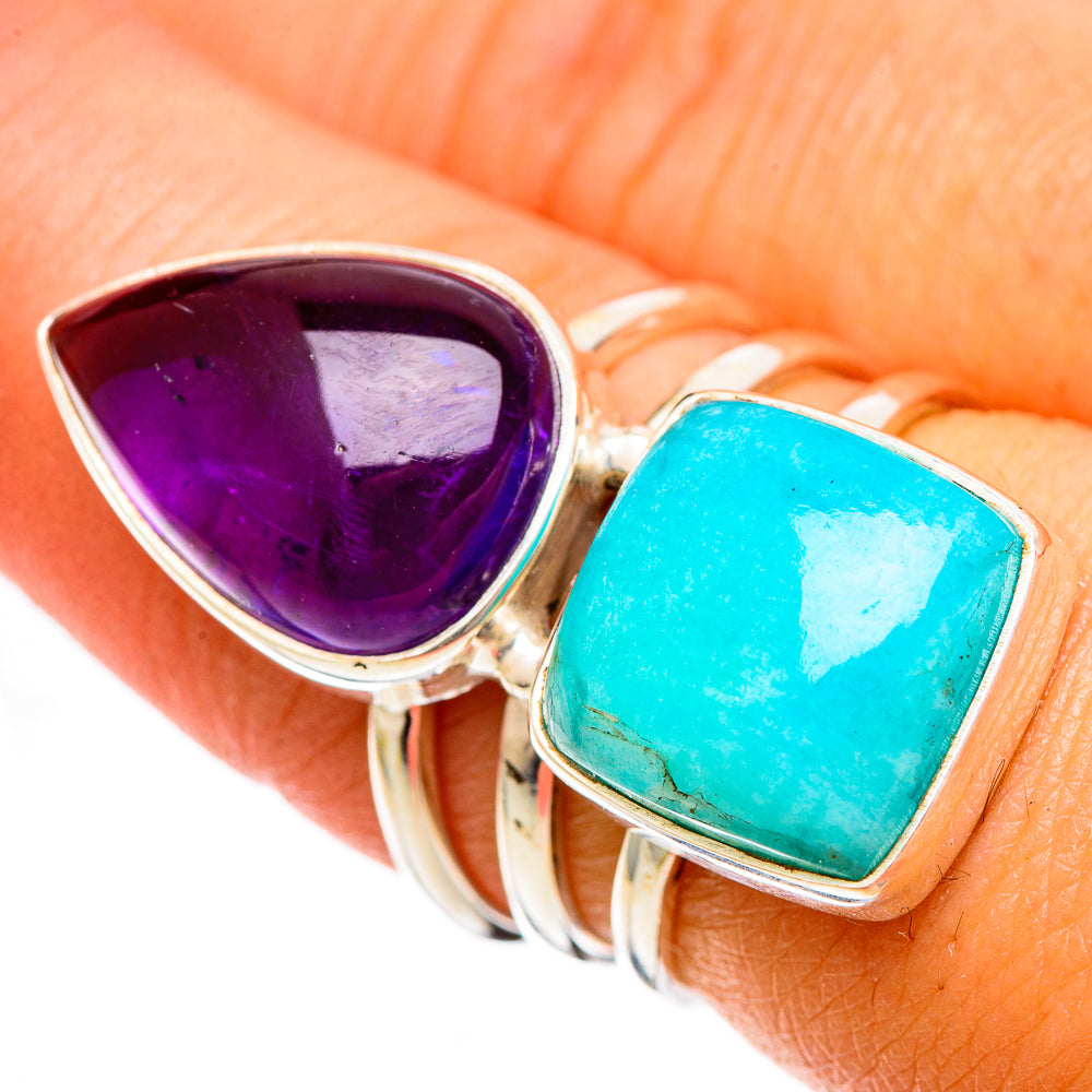 Amazonite Rings handcrafted by Ana Silver Co - RING109792