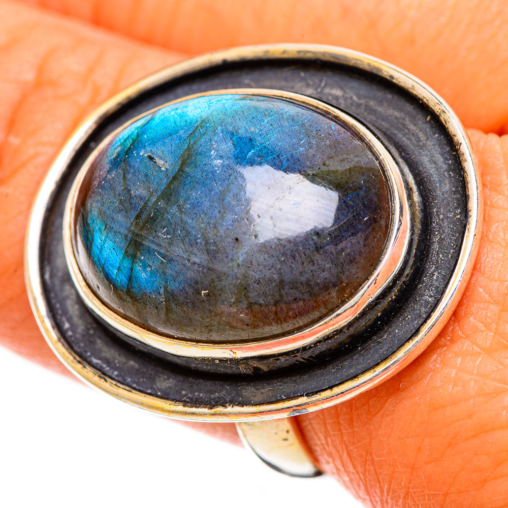 Labradorite Rings handcrafted by Ana Silver Co - RING109796