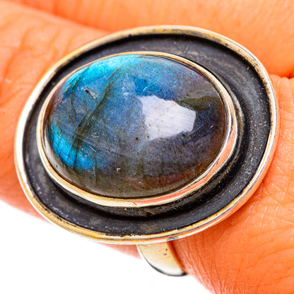 Labradorite Rings handcrafted by Ana Silver Co - RING109796