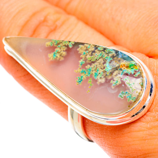 Plume Agate Rings handcrafted by Ana Silver Co - RING109804