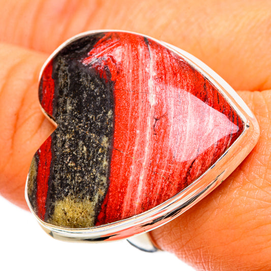 Red Jasper Rings handcrafted by Ana Silver Co - RING109809