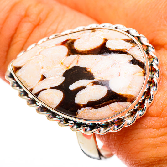 Peanut Wood Jasper Rings handcrafted by Ana Silver Co - RING109811