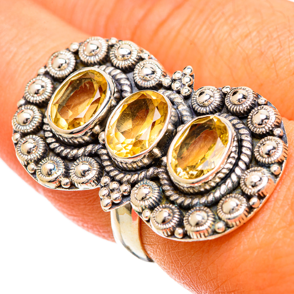 Citrine Rings handcrafted by Ana Silver Co - RING109814
