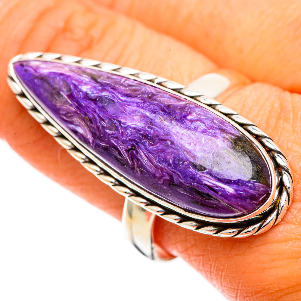 Charoite Rings handcrafted by Ana Silver Co - RING109816