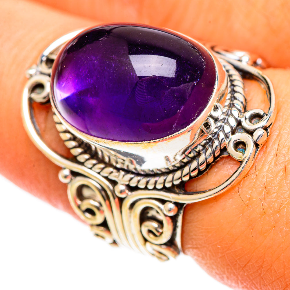 Amethyst Rings handcrafted by Ana Silver Co - RING109817