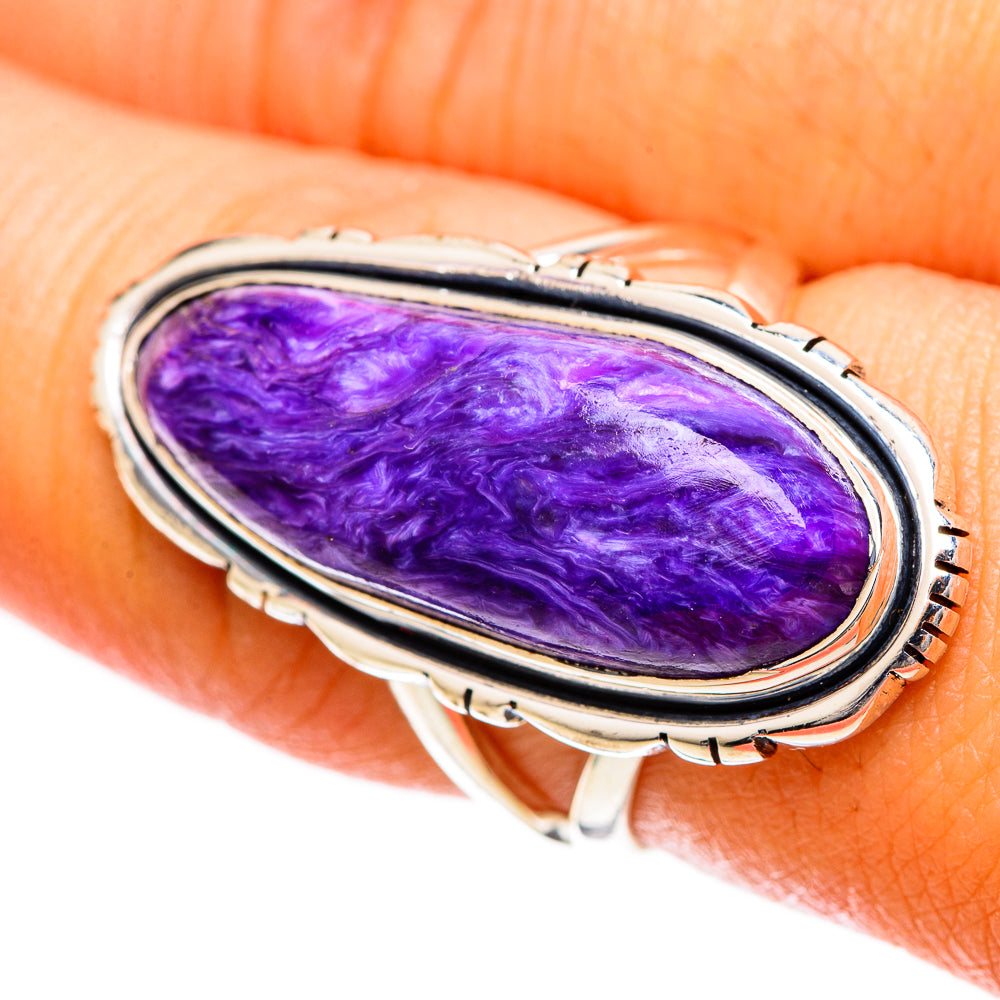 Charoite Rings handcrafted by Ana Silver Co - RING109819